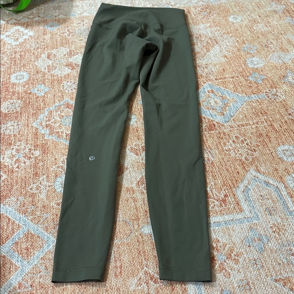 Lululemon Wunder Train High-Rise Tight 28" Army Green W5DJ0S size 6 - Picture 4 of 9